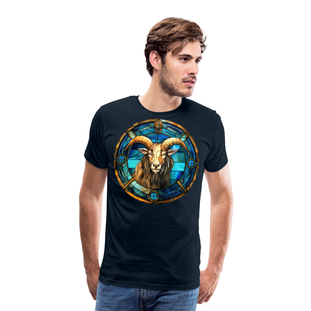 Men's Mosaic Capricorn Premium T-Shirt - deep navy