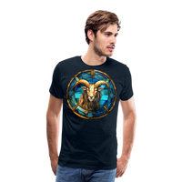 Thumbnail for Men's Mosaic Capricorn Premium T-Shirt - deep navy