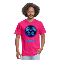 Thumbnail for Men's Stellar Gemini Classic T-Shirt - fuchsia