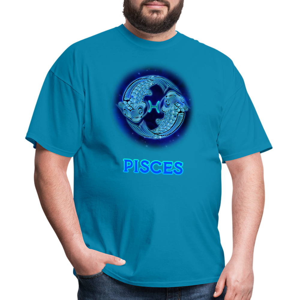 Men's Stellar Pisces Classic T-Shirt - turquoise