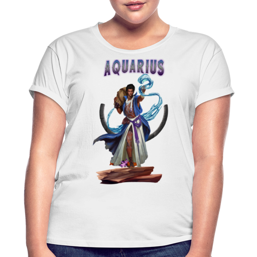 Women's Astral Aquarius Relaxed Fit T-Shirt - white