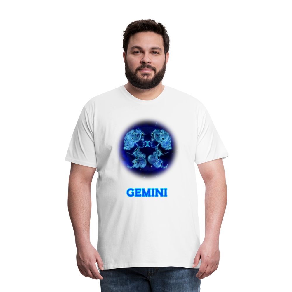 Men's Gemini Premium T-Shirt - white