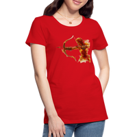 Thumbnail for Women’s Mythical Sagittarius Premium T-Shirt - red