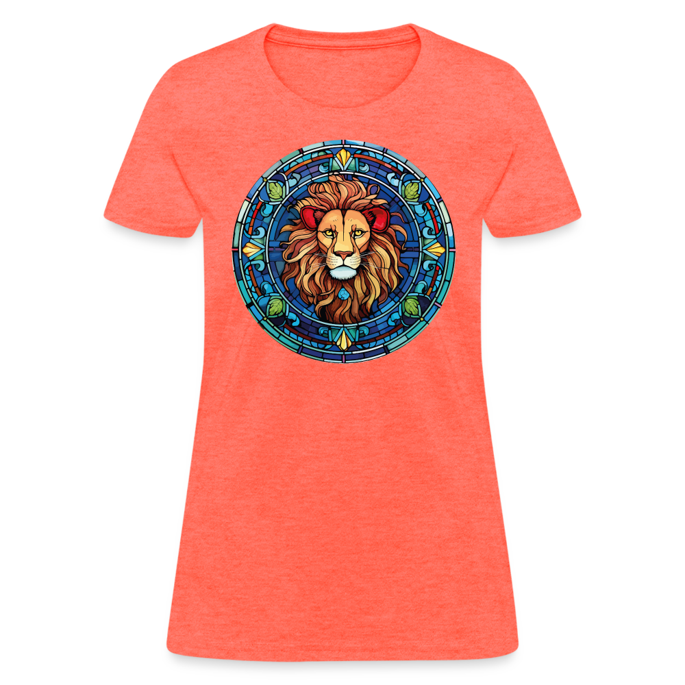 Women's Mosaic Leo T-Shirt - heather coral