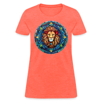 Thumbnail for Women's Mosaic Leo T-Shirt - heather coral