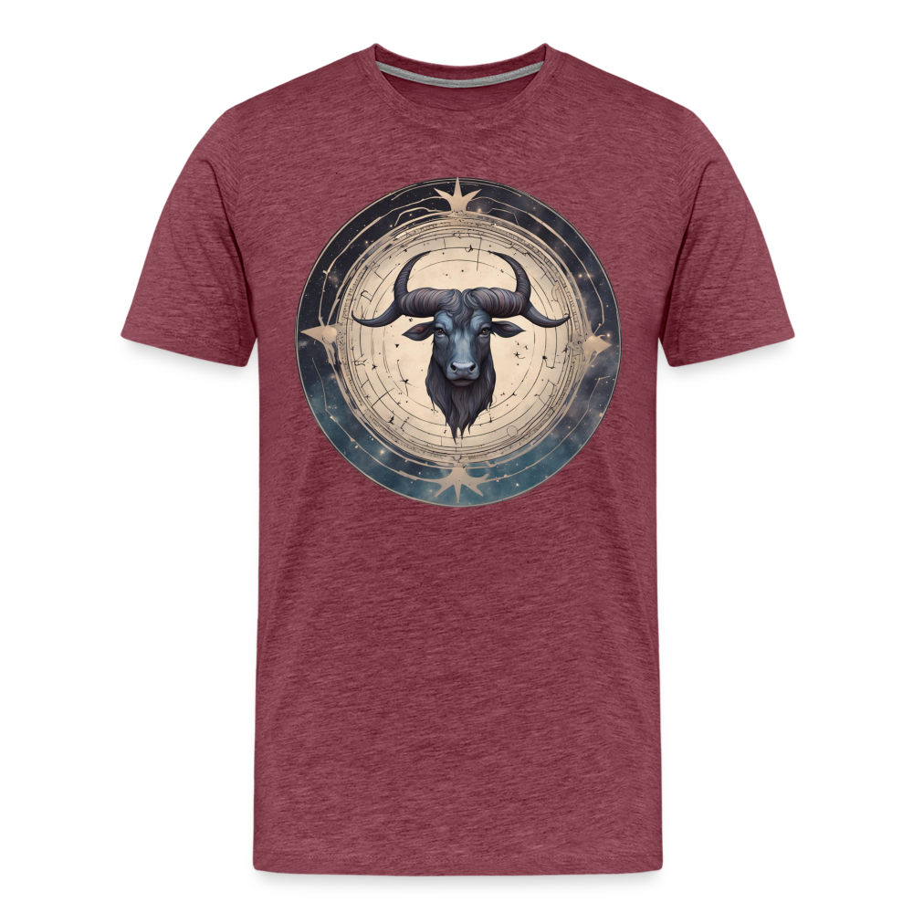 Men's Mythical Taurus Premium T-Shirt - heather burgundy