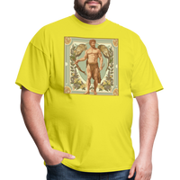 Thumbnail for Men's Mythical Virgo Classic T-Shirt - yellow