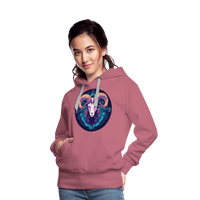 Thumbnail for Women’s Magic Capricorn Premium Hoodie - mauve