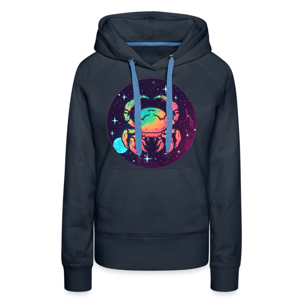 Women’s Mystic Cancer Premium Hoodie - navy