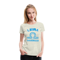 Thumbnail for Women's Power Words Libra Premium T-Shirt - heather oatmeal