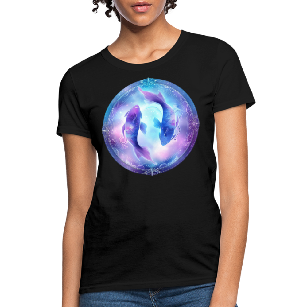 Women's Classic Pisces T-Shirt - black