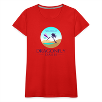 Thumbnail for Women's Dragonfly Oasis V.1 Premium T-Shirt - red