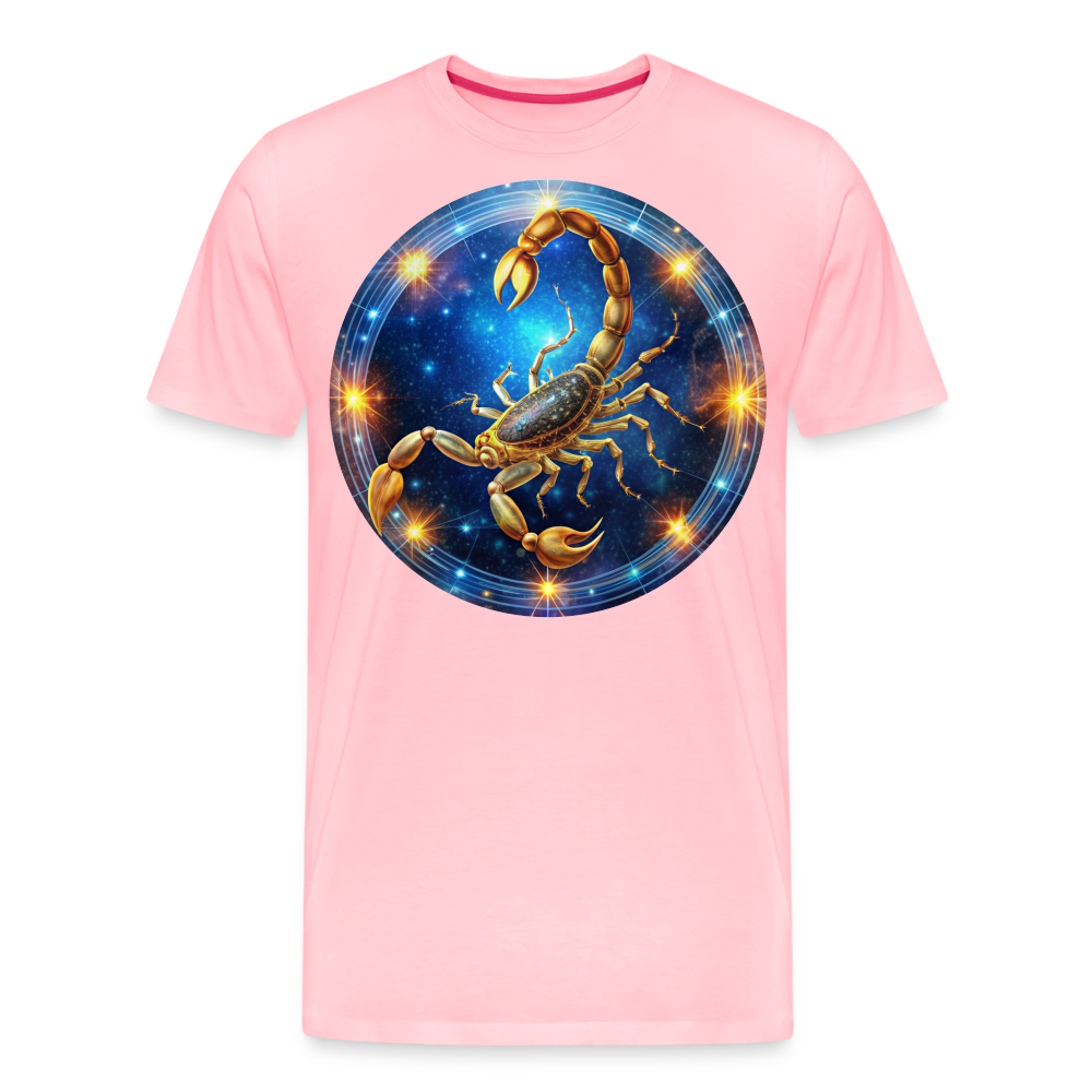 Men's Mystic Scorpio Premium T-Shirt - pink