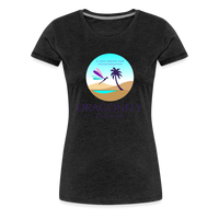 Thumbnail for Women's Dragonfly Oasis V.1 Premium T-Shirt - charcoal grey