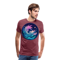 Thumbnail for Men's Magic Aquarius Premium T-Shirt - heather burgundy