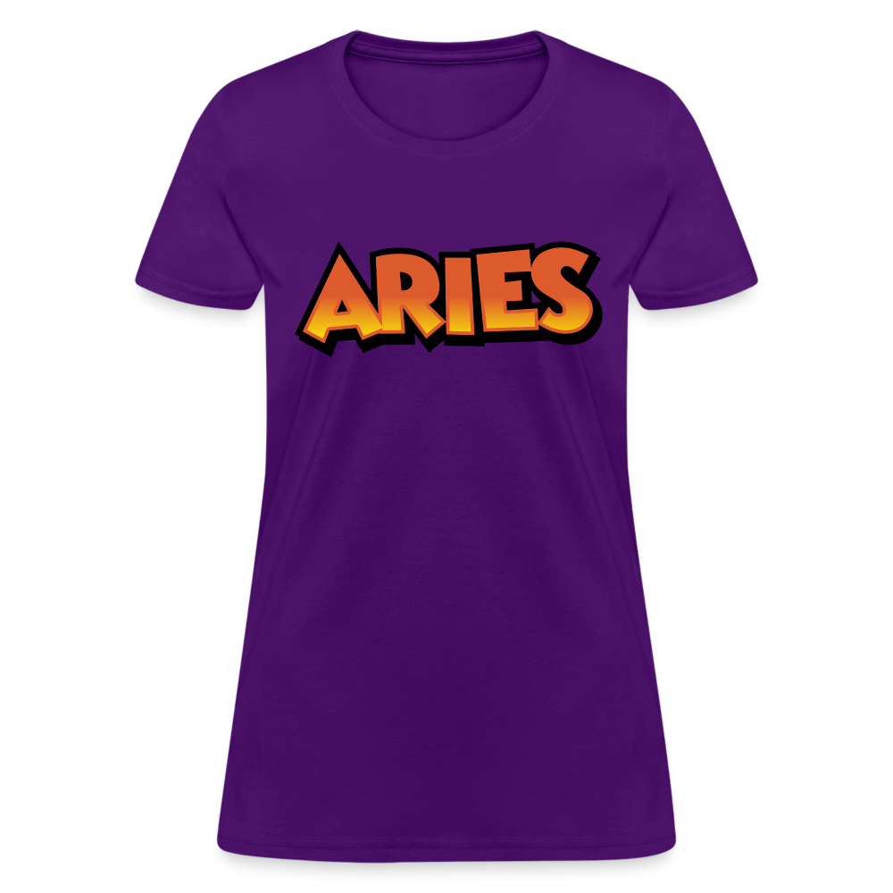 Women's Aries New Design T-Shirt - purple