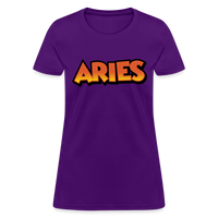 Thumbnail for Women's Aries New Design T-Shirt - purple