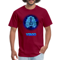 Thumbnail for Men's Stellar Virgo Classic T-Shirt - burgundy