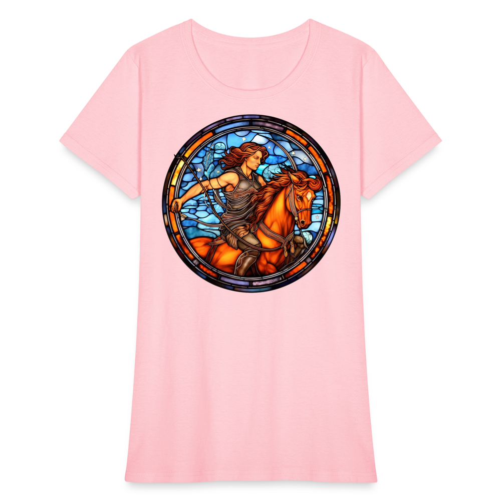 Women's Mosaic Sagittarius T-Shirt - pink