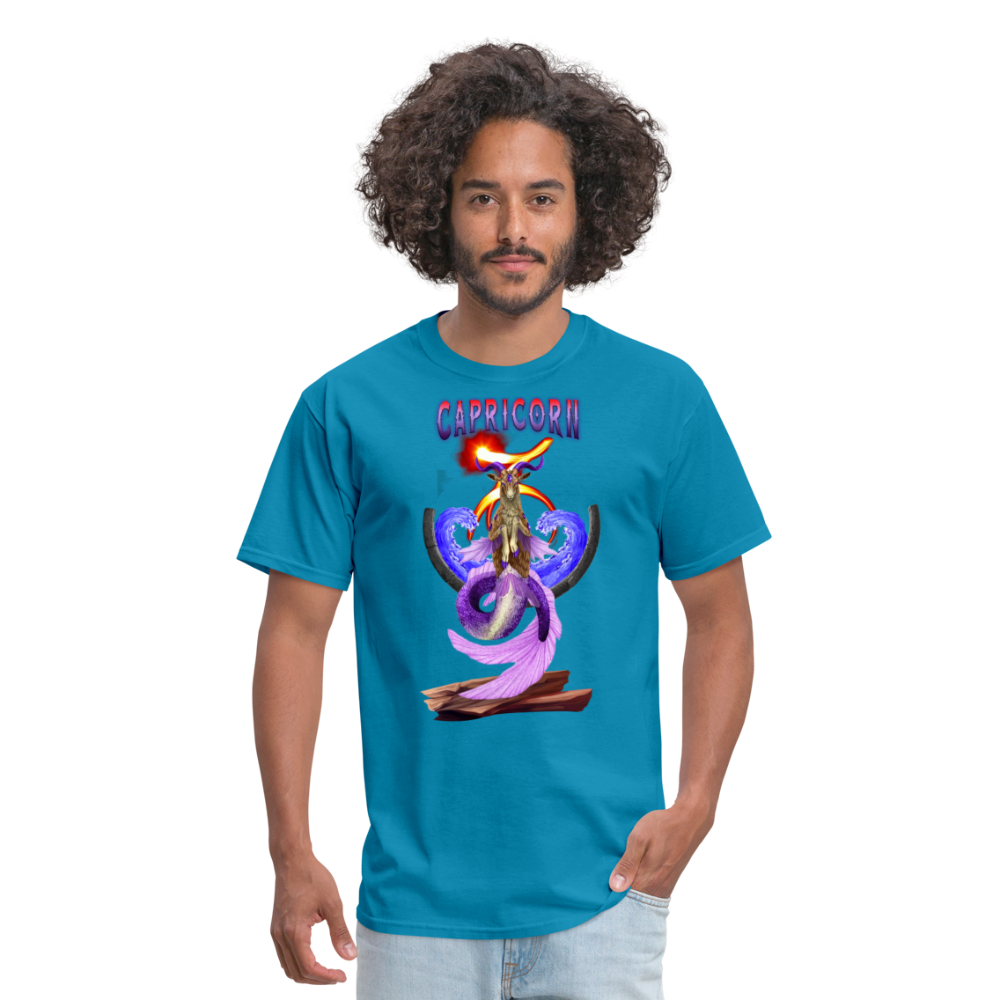 Men's Astral Capricorn Classic T-Shirt - turquoise