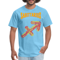 Thumbnail for Men's Power Words Sagittarius Classic T-Shirt - aquatic blue