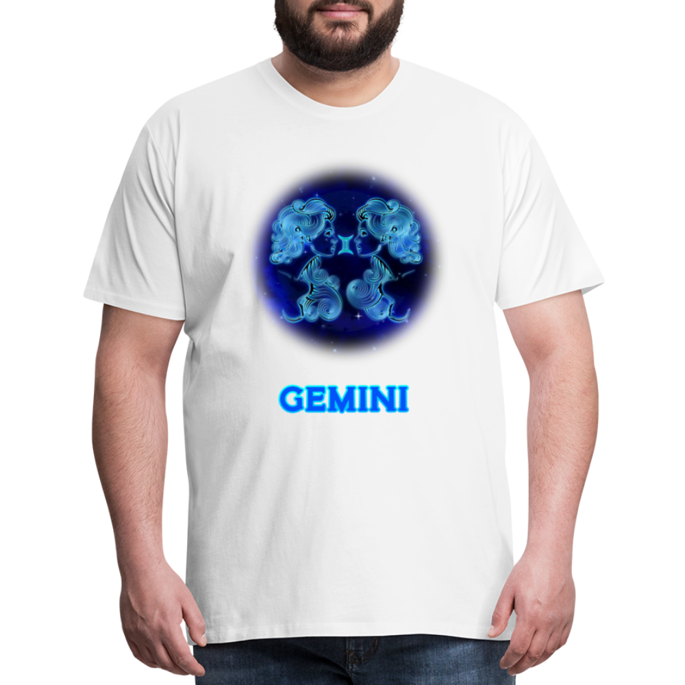 Men's Gemini Premium T-Shirt - white