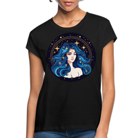 Thumbnail for Women's Magic Virgo Relaxed Fit T-Shirt - black