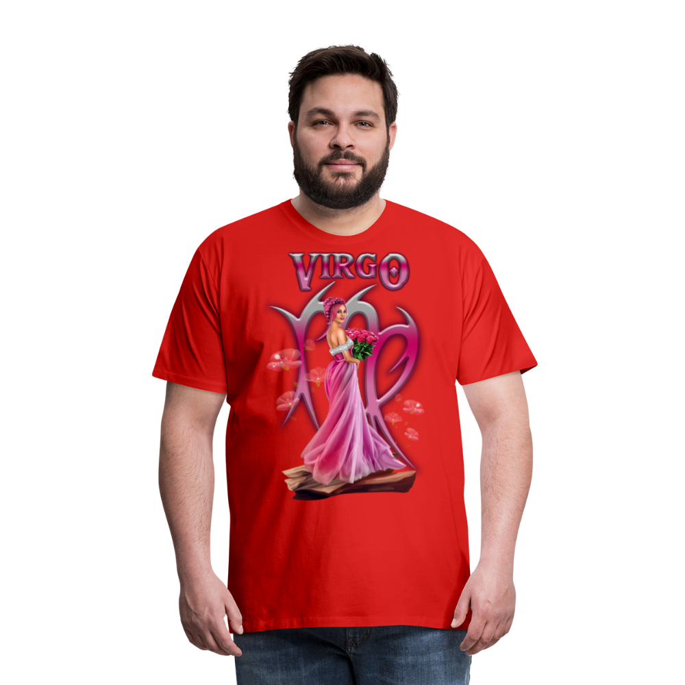 Men's Astral Virgo Premium T-Shirt - red