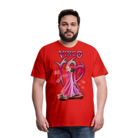 Thumbnail for Men's Astral Virgo Premium T-Shirt - red