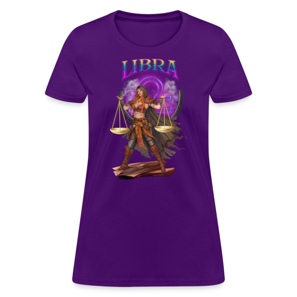 Astral Libra Women's T-Shirt - purple