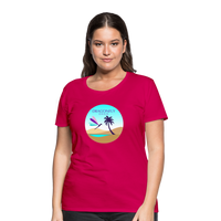 Thumbnail for Women's Dragonfly Oasis V.2 Premium T-Shirt - dark pink