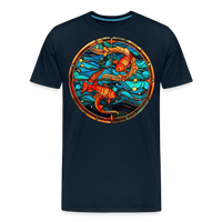 Thumbnail for Men's Mosaic Pisces Premium T-Shirt - deep navy