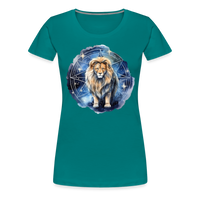 Thumbnail for Women's Mythical Words Leo Premium T-Shirt - teal