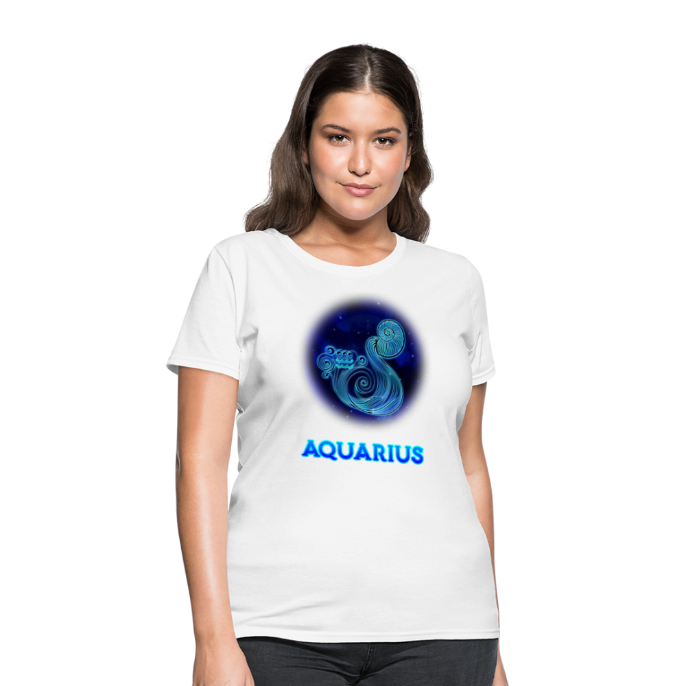 Women's Stellar Aquarius T-Shirt - white