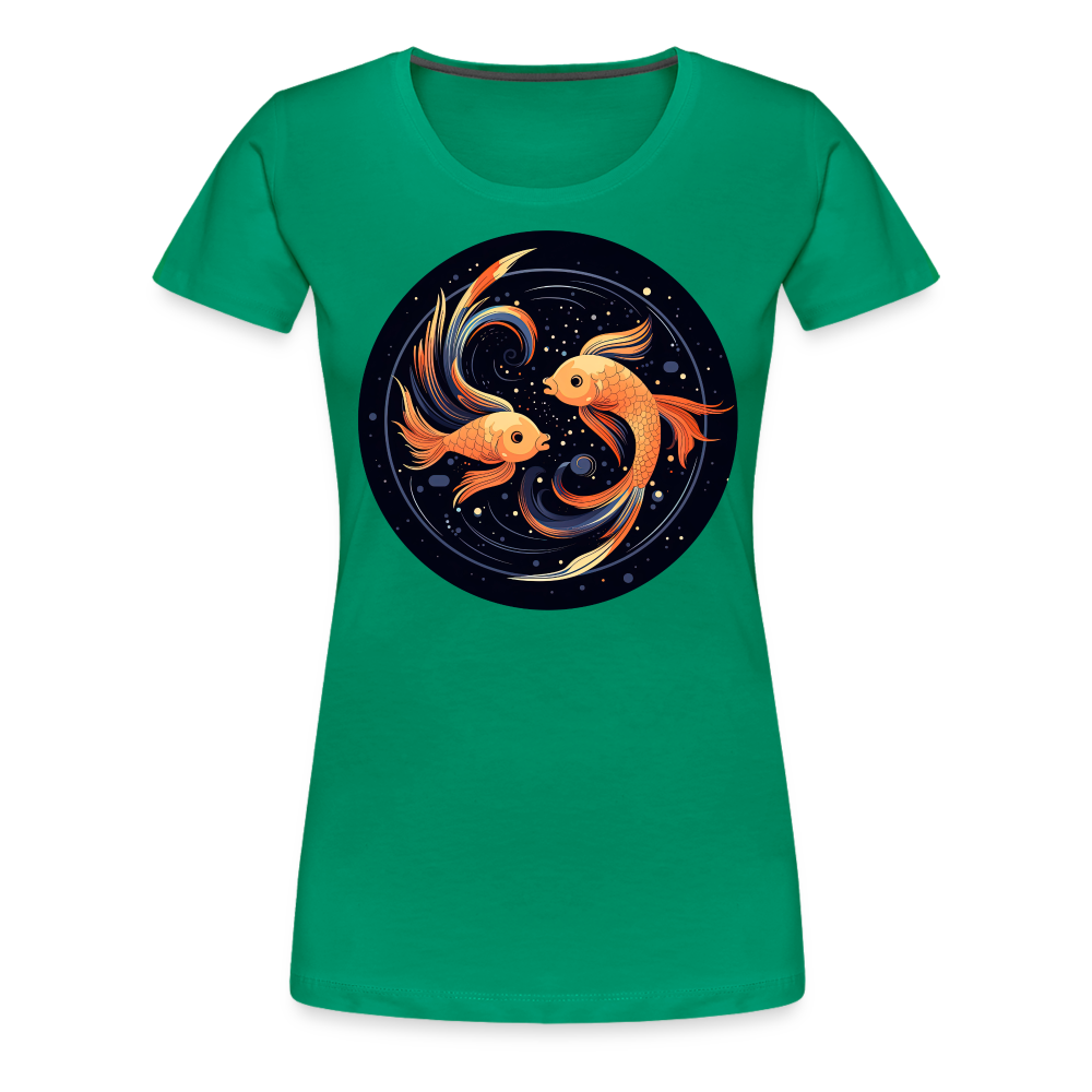 Women’s Mystic Pisces Premium T-Shirt - kelly green