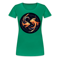 Thumbnail for Women’s Mystic Pisces Premium T-Shirt - kelly green