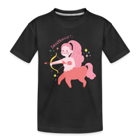 Thumbnail for Kid’s Pinky Sagittarius Premium Organic T-Shirt - black