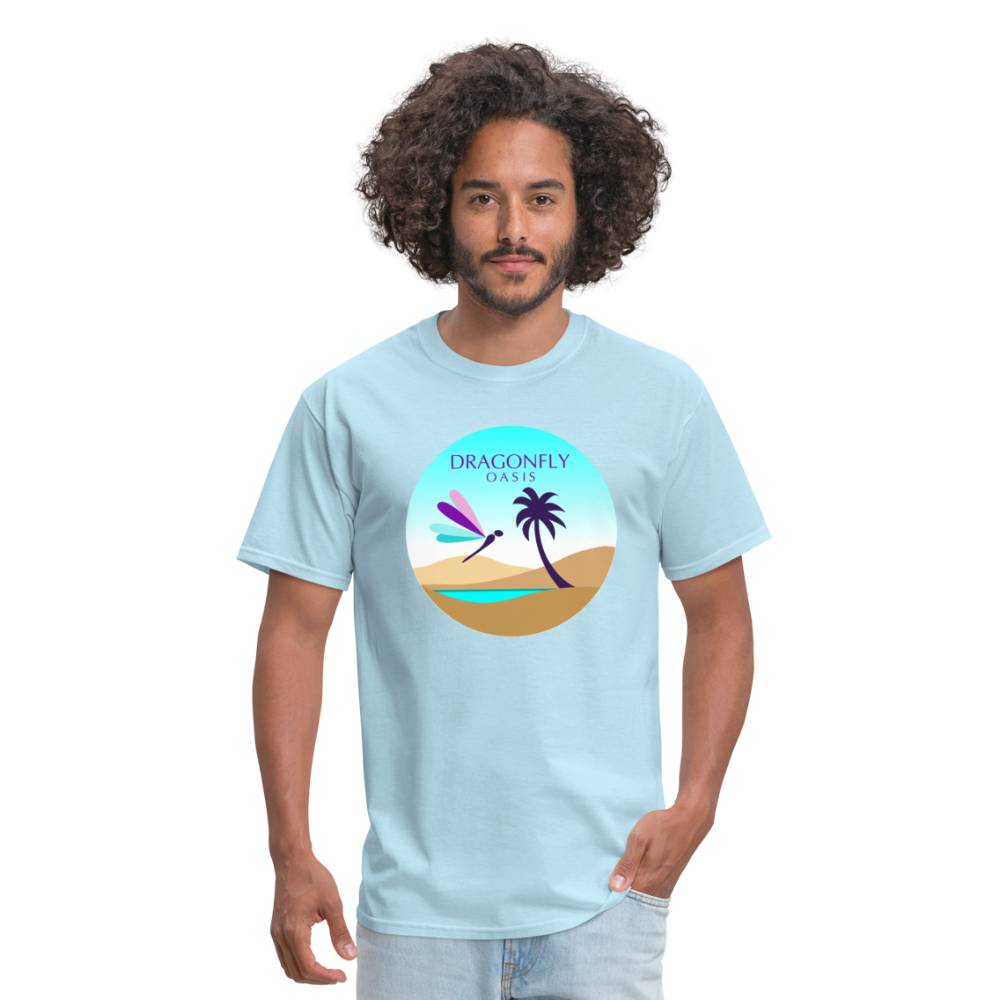 Men's Dragonfly 2nd Logo Classic T-Shirt - powder blue