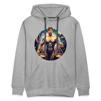 Thumbnail for Men’s Mythical Libra Premium Hoodie - heather grey