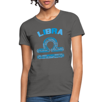 Thumbnail for Women's Power Words Libra T-Shirt - charcoal