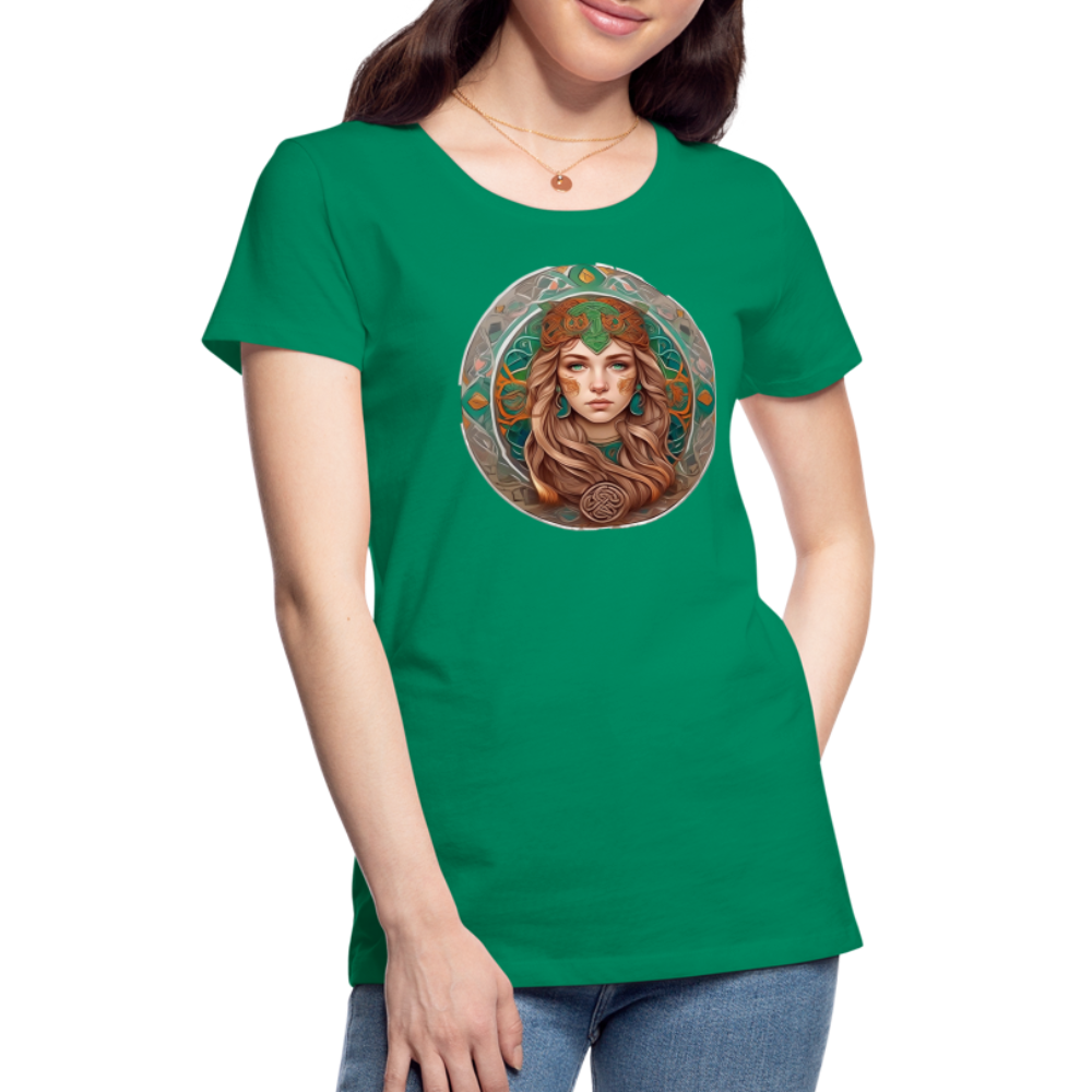 Women’s Mythical Virgo Premium T-Shirt - kelly green