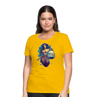 Thumbnail for Women’s Mythical Aquarius Premium T-Shirt - sun yellow