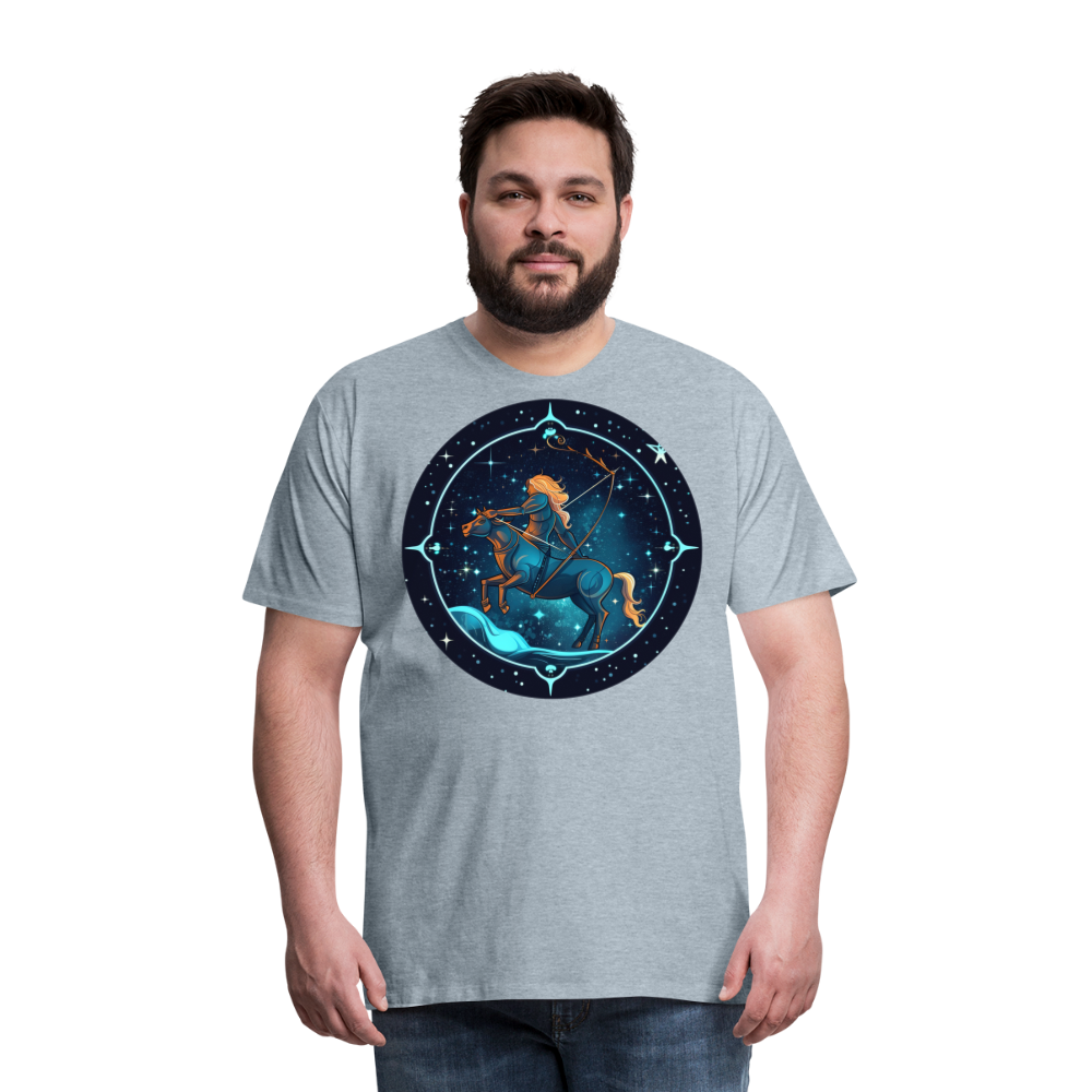 Men's Magic Sagittarius Premium T-Shirt - heather ice blue