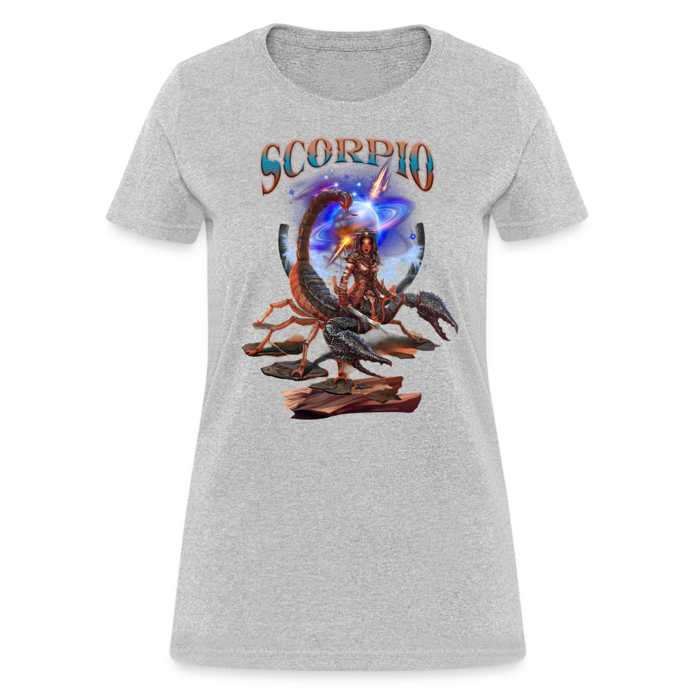 Women's Astral Scorpio T-Shirt - heather gray