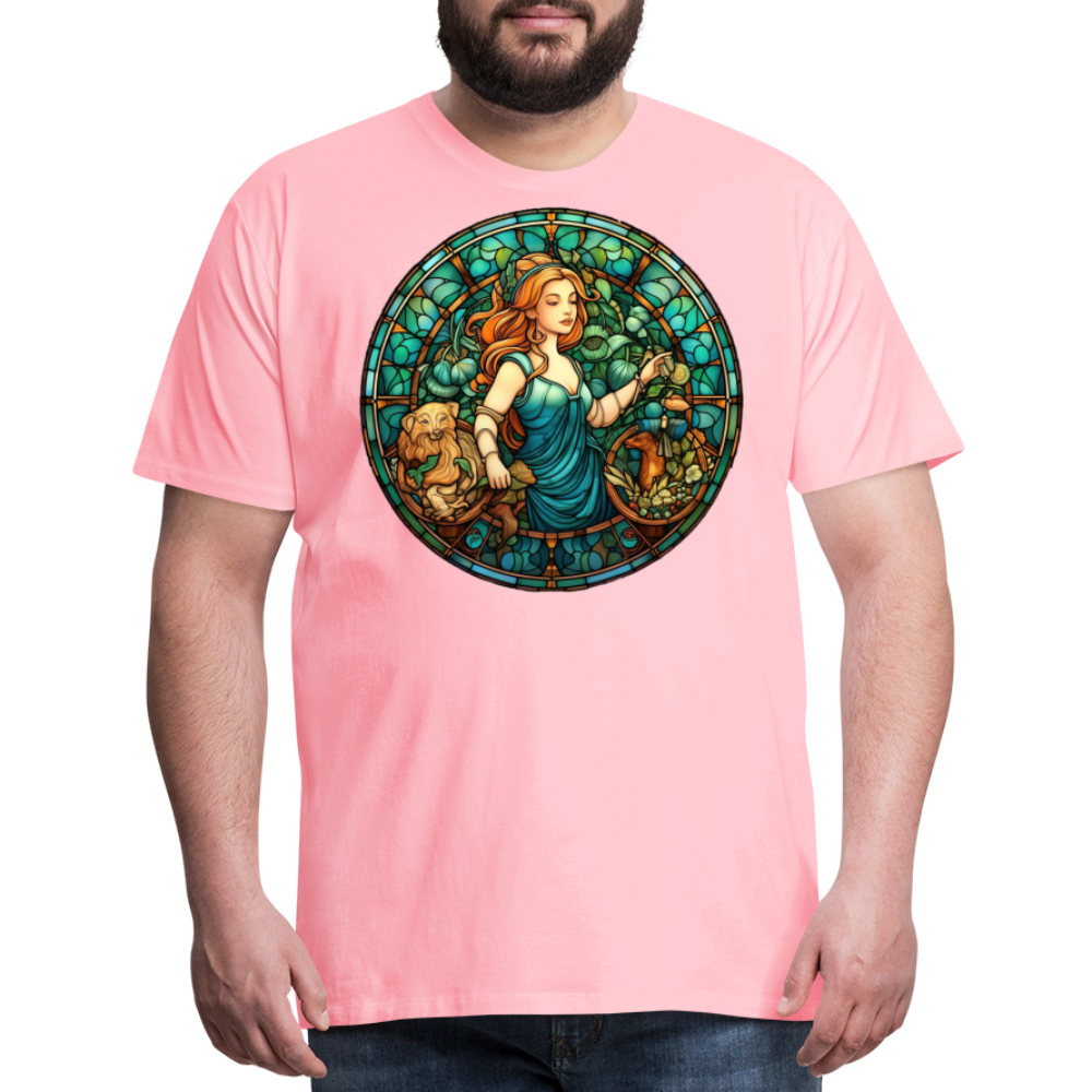 Men's Mosaic Virgo Premium T-Shirt - pink