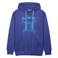 Thumbnail for Men's Power Words Gemini Premium Hoodie - royal blue