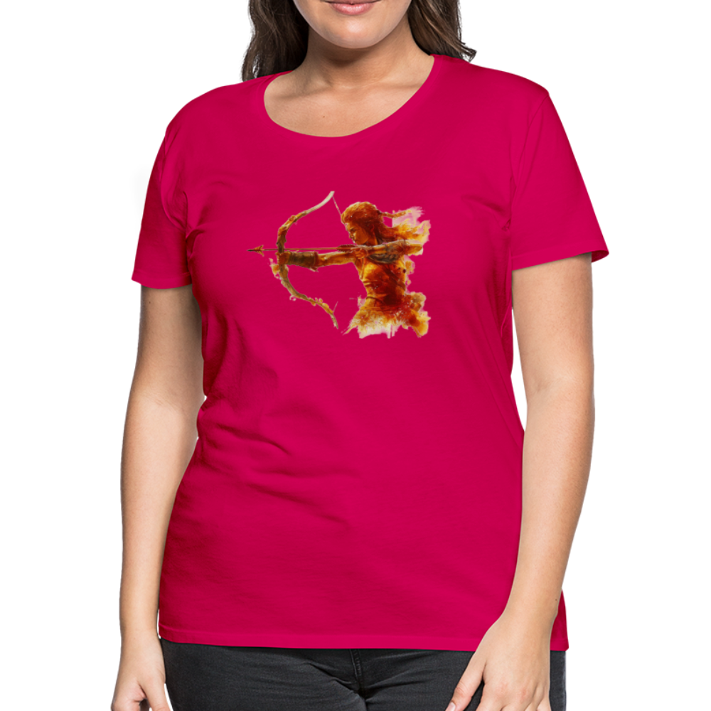 Women’s Mythical Sagittarius Premium T-Shirt - dark pink