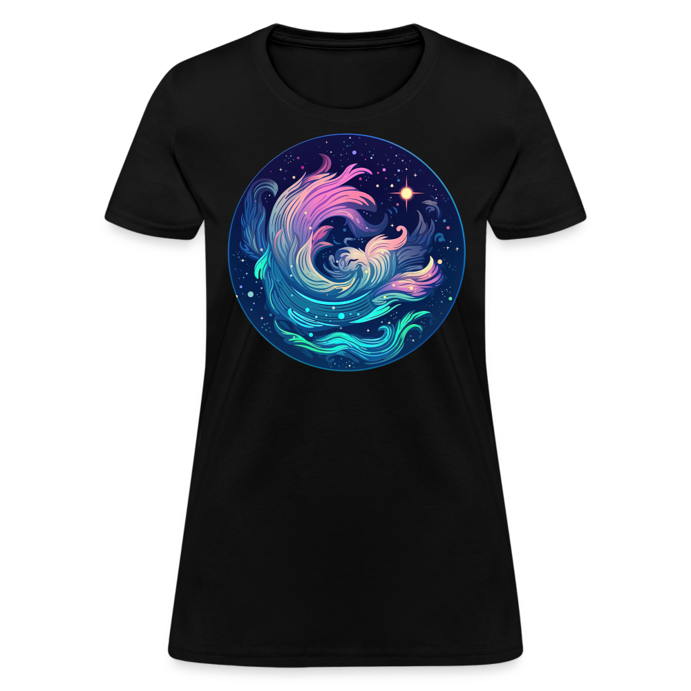 Women's Magic Aquarius T-Shirt - black