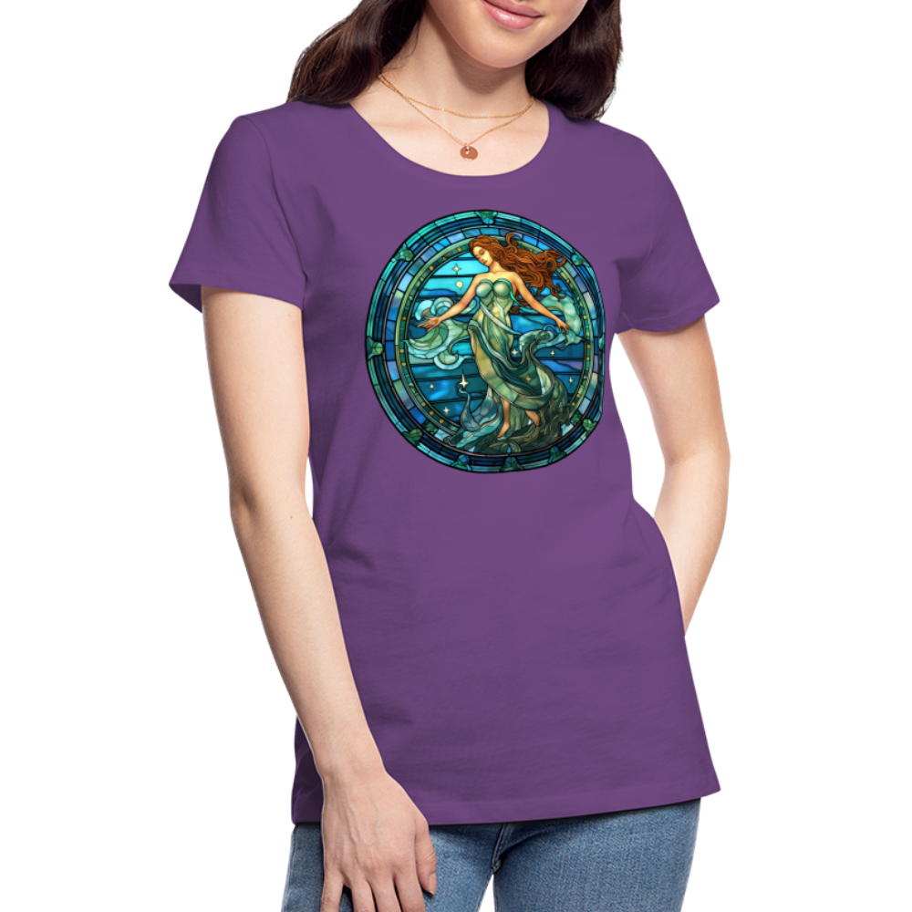 Women’s Mosaic Aquarius Premium T-Shirt - purple