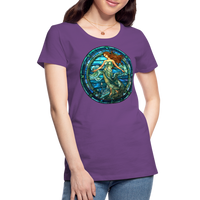 Thumbnail for Women’s Mosaic Aquarius Premium T-Shirt - purple